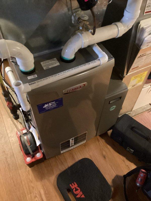 Performed scheduled preventive maintenance on Lennox furnace system per service agreement. Conducted full inspection and tune-up of all components. System operating within normal parameters with no issues identified. All connections verified secure and proper operation confirmed.