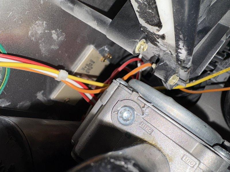 Responded to customer call regarding furnace making unusual noises and rumbling/shaking during operation cycles. Performed diagnostic inspection of system components including blower assembly and ignition elements. Unable to recreate reported noise issue during multiple test cycles of furnace, water heater, and exhaust fan. Inspected electrical connections and mechanical fasteners to ensure proper assembly and function.