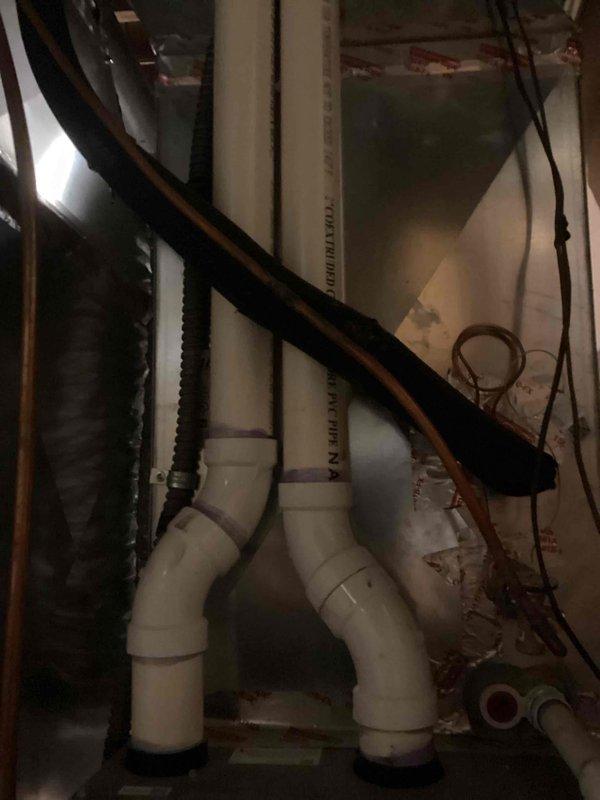 Performed scheduled tune-up on Lennox furnace system. Conducted comprehensive inspection of heating unit, PVC exhaust/intake piping, and drainage components. All systems functioning properly with no issues identified; preventive maintenance completed per manufacturer specifications.