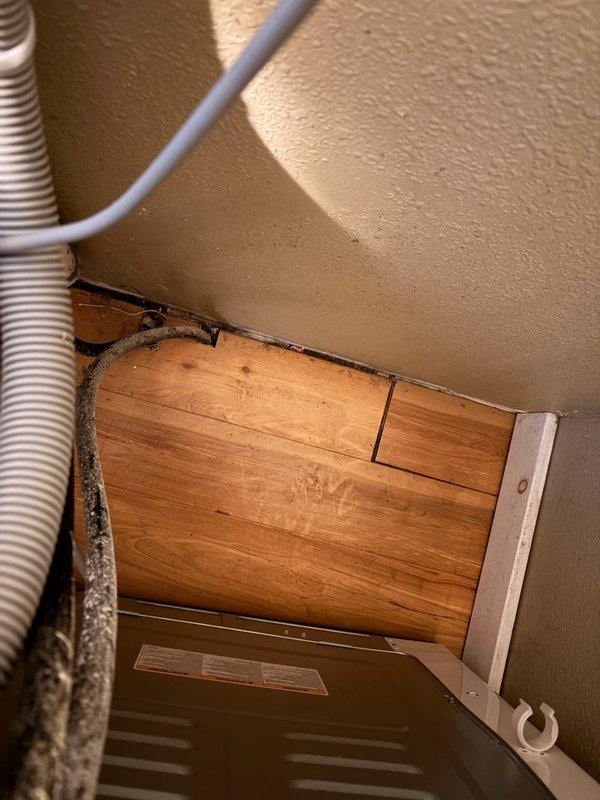 Responded to service call for washing machine experiencing error code due to inadequate water supply. Pressure testing of laundry hose bibbs revealed 70psi at both valves, indicating adequate pressure from supply lines. Diagnosed issue as deteriorated washing machine hoses needing replacement; recommended customer install new stainless braided washing machine hoses to resolve the low pressure problem.