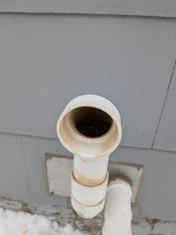 Responded to no heat complaint where furnace was repeatedly shutting down before reaching set temperature with customer reporting gas smell. Diagnostic inspection revealed failed heat exchanger, requiring either repair or replacement of unit. Inspected associated venting and gas line components to confirm source of failure.