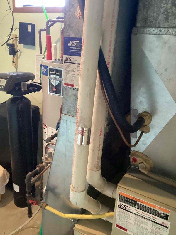 Completed scheduled preventative maintenance agreement service on Carrier WeatherMaker furnace system. Performed comprehensive tune-up with no issues identified. System includes Aprilaire air treatment component and is functioning properly after service.