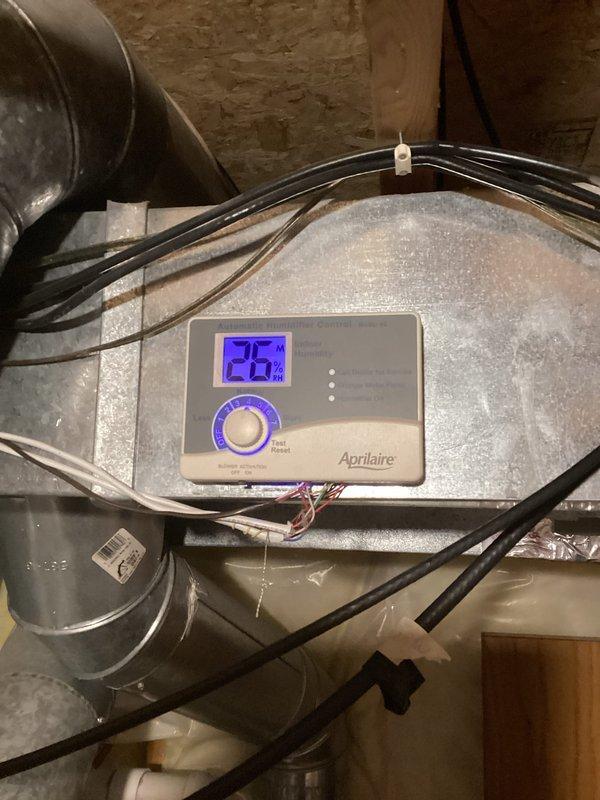 Responded to service call for non-functioning Trane humidifier (model HUM300ABA). Diagnostic inspection revealed failed control board and solenoid in the 10-year-old unit. Successfully replaced defective components and verified proper operation of humidity control system.