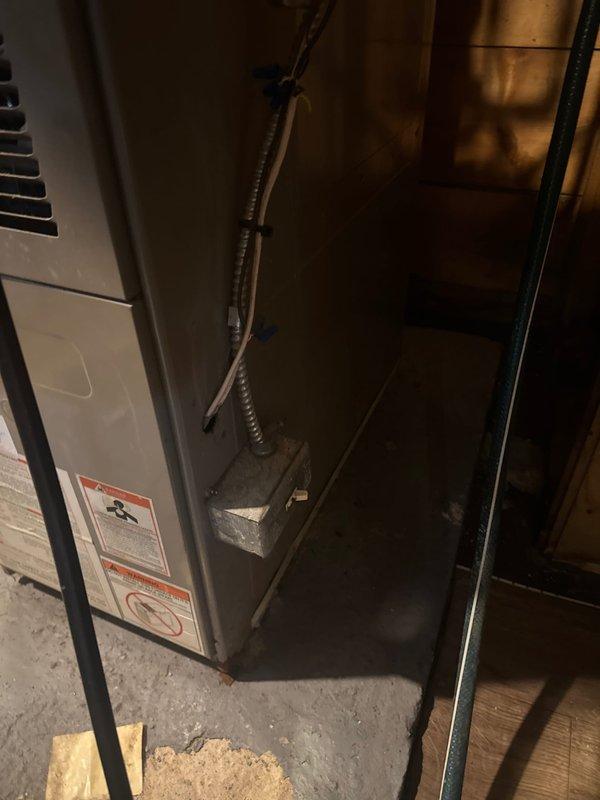 Diagnosed no heat complaint on aged furnace system. Identified and cleaned dirty flame sensor causing system failure. Carbon monoxide testing revealed unsafe levels (240 ppm); equipment was red tagged due to safety hazard. Scheduled follow-up for replacement estimate.
