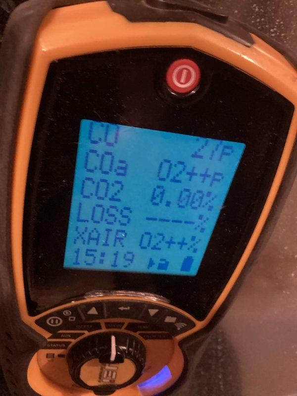 Performed scheduled furnace tune-up. Conducted comprehensive diagnostic testing using combustion analyzer to verify CO/CO2 levels and system efficiency. Inspected PVC venting system with all components properly secured and labeled. System operating within normal parameters after service.