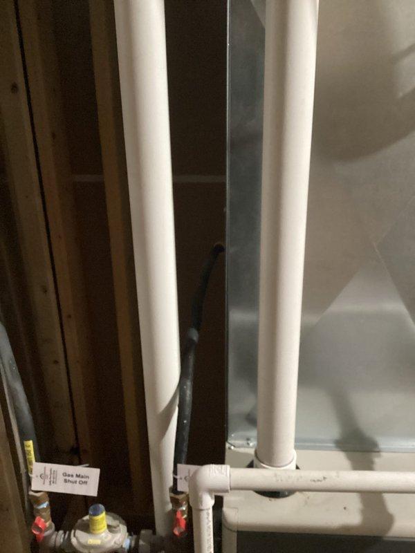 Performed scheduled preventive maintenance on customer's Maytag HVAC system. Conducted comprehensive tune-up with no issues found. System is operating within normal parameters. Inspected associated plumbing infrastructure and water heater connections. All shut-off valves and connections appear in good working condition.