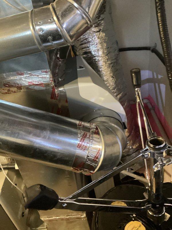 Responded to no-heat call following recent maintenance visit. Diagnosed furnace repeatedly tripping high limit switch due to restricted airflow from Merv 16 filter. Removed high-resistance filter to restore proper system operation. Recommended installation of appropriate filter cabinet and UV light system to maintain desired indoor air quality while ensuring proper system performance.