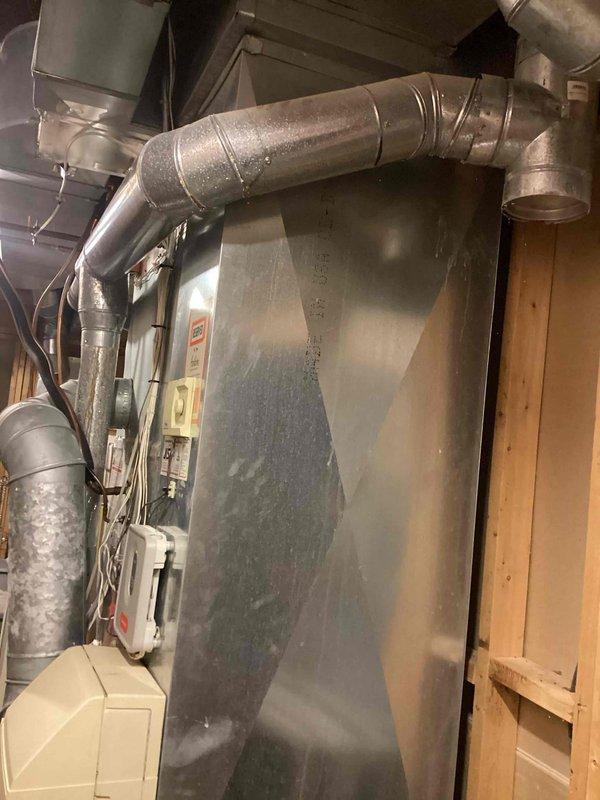 Responded to no heat service call for aging furnace system (10+ years old). Upon inspection, confirmed cracked heat exchanger as previously diagnosed. Due to equipment age and condition, discussed replacement options with customer and connected them with project manager for system replacement consultation.