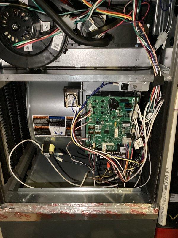 Performed preventative maintenance agreement service on heat pump system. Completed comprehensive inspection of furnace components including blower motor assembly and control board. Addressed customer concern regarding high electricity bills, which may be attributed to normal heat pump operation during cold weather.