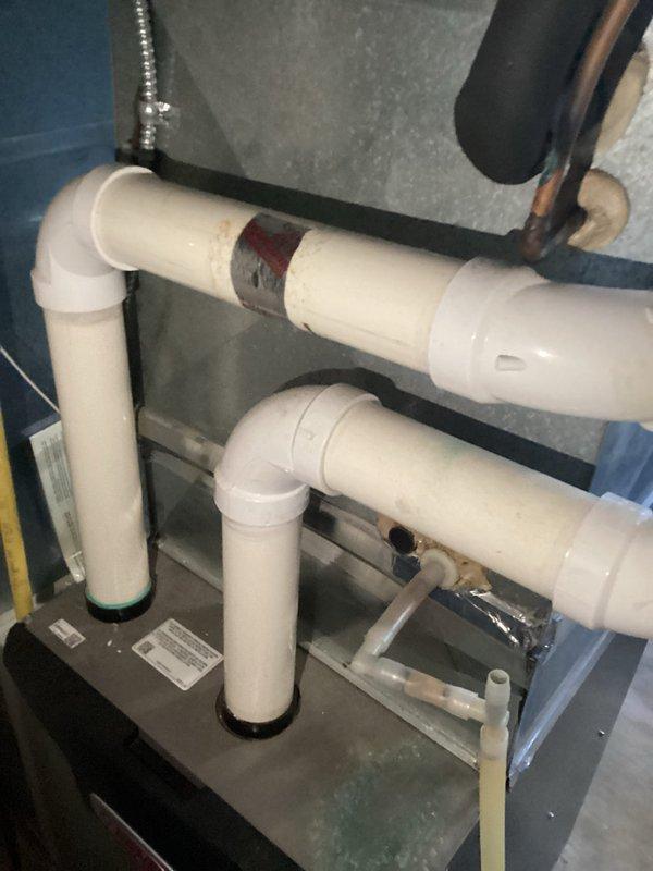 Completed scheduled tune-up on furnace system. Performed comprehensive inspection of HVAC equipment and associated PVC venting/drainage pipes. Equipment was functioning properly with no issues identified. System is now properly maintained according to maintenance agreement specifications.