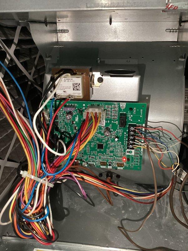 Responded to a no-heat call back for a system that had been previously serviced twice. Diagnostic testing revealed a completely non-operational furnace due to failed control board. Replaced defective control board and verified proper system operation.