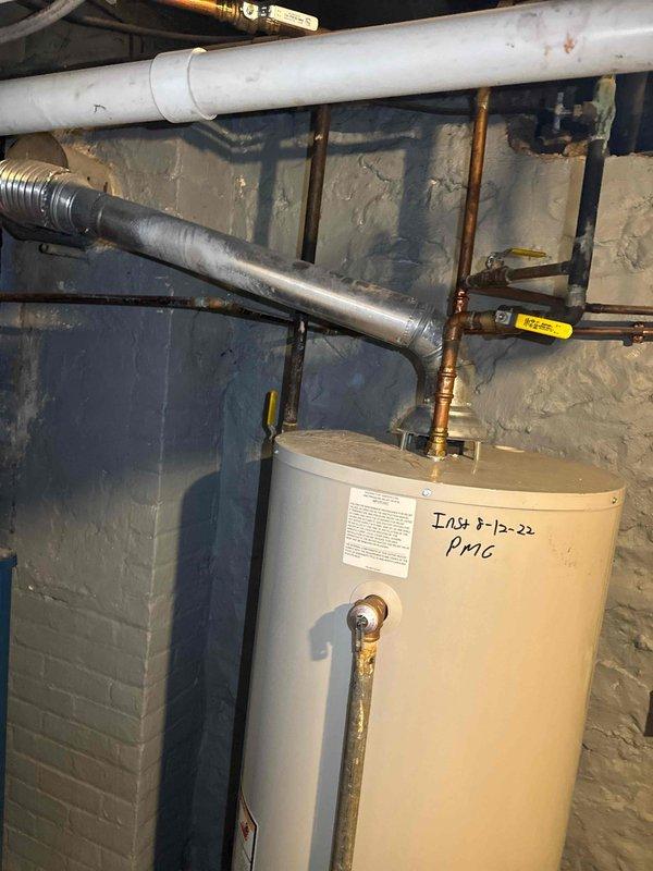 Responded to no hot water call for rental unit. Diagnosed water heater system; found unit heating properly with no leaks or fault codes present. System is operational with heat functioning. Provided estimate for warranty gas valve replacement if issue recurs.
