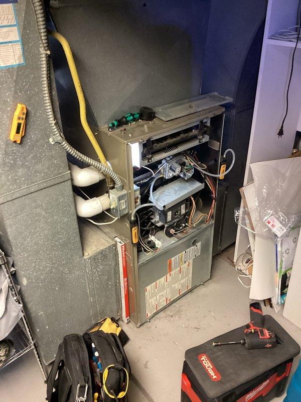 Performed rescheduled furnace preventative maintenance assessment with customer approval. Identified critically high carbon monoxide levels (270-300 ppm) during inspection. Found significant dirt accumulation on cooling coil and debris in drain pan. Connected customer with project manager to address urgent CO safety concerns.