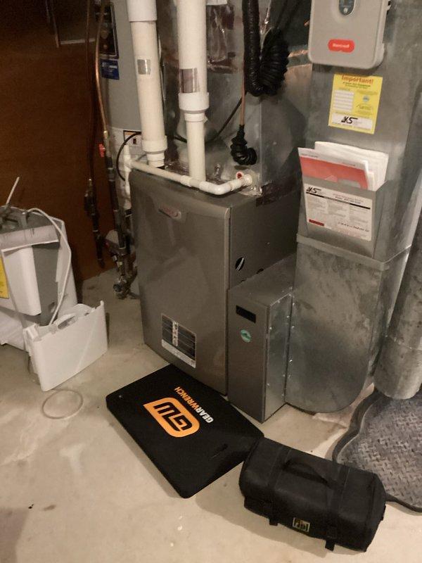 Performed scheduled preventive maintenance on customer's single air handler system. Conducted comprehensive tune-up of all components according to maintenance agreement specifications. System is operating normally with no issues identified.