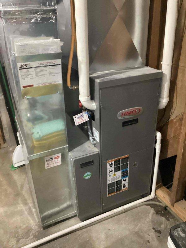 Responded to no-heat complaint on Lennox furnace system. Diagnosed failed pressure switches as root cause of pilot light failure. Successfully replaced defective pressure switches, restoring proper system operation and heat to residence.