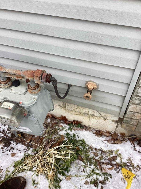 Conducted inspection of residential property to provide estimate for outlet installation. Verified all existing electrical systems meet code requirements with proper GFCI, ARC, and dual function protection in water-adjacent areas. Documented current gas meter installation and HVAC system configuration with furnace unit for comprehensive service assessment.