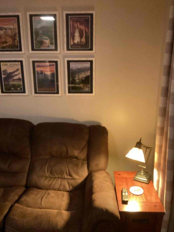 Conducted on-site assessment for wall power kit installation in downstairs family room. Evaluated electrical requirements and placement options adjacent to sectional sofa for optimal functionality. Provided customer with professional recommendation for powering existing lighting fixtures.