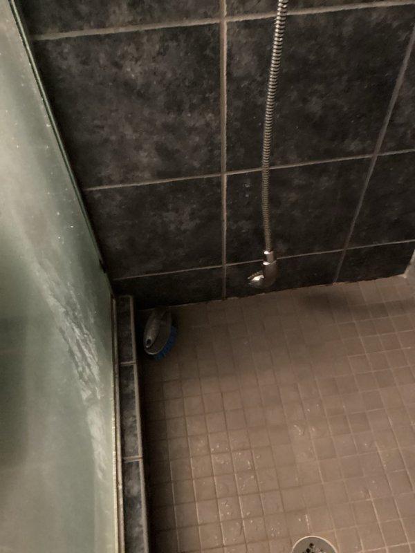 Responded to customer report of water leak in basement area affecting laundry room. Conducted comprehensive leak investigation including operation of all plumbing fixtures in both upstairs and downstairs bathrooms. No active leaks could be reproduced during testing. Inspected shower area with particular attention to drain and supply lines. Advised customer to monitor mechanical room floor for moisture and continue using fixtures normally.