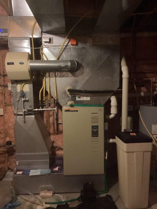 Diagnosed and serviced gas furnace with no heat complaint. Inspection revealed failed igniter as root cause. Successfully replaced igniter component, restoring proper heating function to the residential HVAC system.