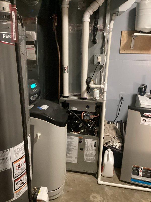 Responded to no-heat service call at residential property. Diagnostic testing revealed faulty pressure switches in furnace system. Successfully removed defective pressure switches and installed new replacement units, restoring proper heating function to the system.
