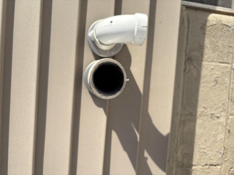 Responded to a no-heat call for a system over 10 years old. Diagnostic inspection revealed a failed high limit switch and compromised heat exchanger. Observed significant sooting around the exhaust vent pipe, confirming combustion issues. Presented customer with options to either repair or replace the aging system due to safety concerns.