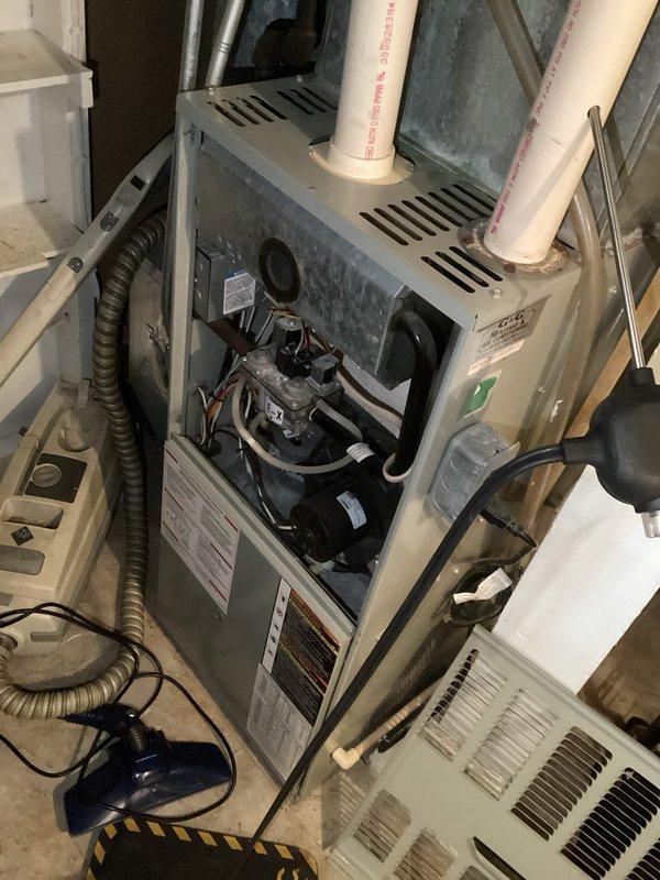 Responded to emergency no-heat call for 28-year-old furnace experiencing consistent shutdowns. Diagnosed intake blockage due to snow recirculation from exhaust air. Cleared intake obstruction, which restored normal system operation. Enrolled customer in family rewards program.
