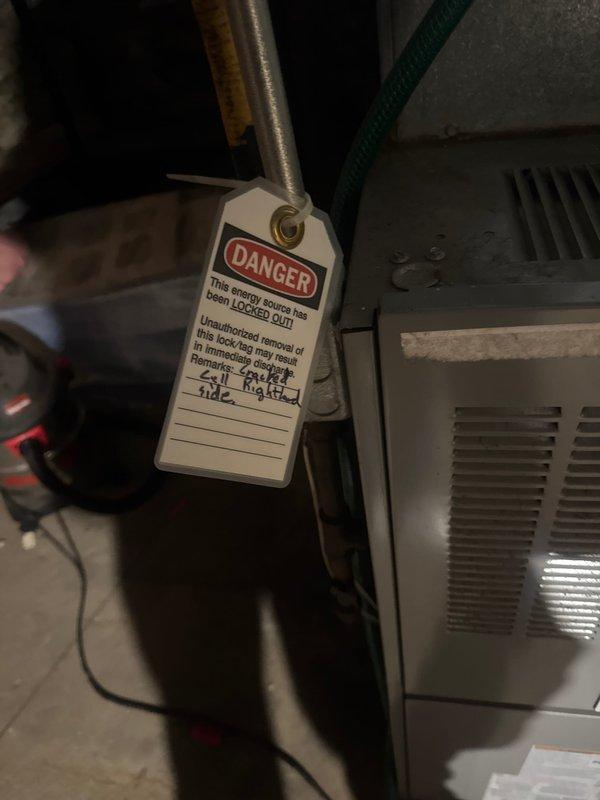 Arrived on site to diagnose furnace not producing heat. Identified ICP system failure due to tripped rollout switch. Applied proper lockout/tagout safety procedures during inspection. Provided customer with repair estimate and recommended preventative maintenance to address replacement options.
