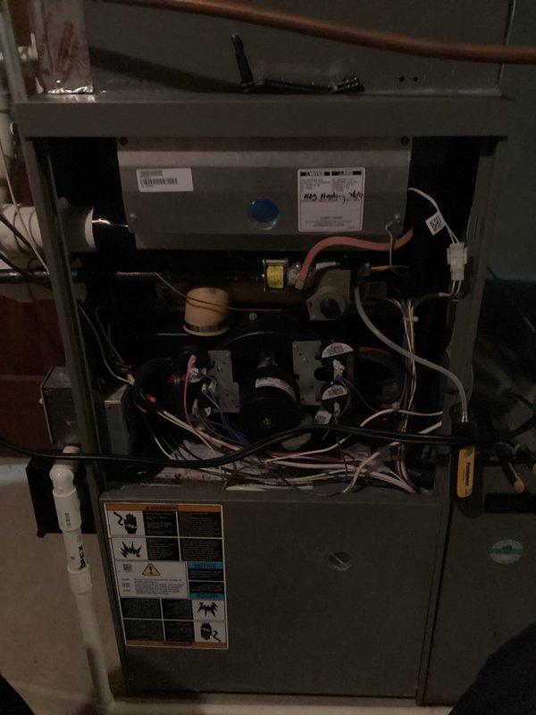 Performed scheduled tune-up service on customer's furnace system. Conducted comprehensive inspection of internal components including electrical connections, circuit boards, blower assembly, and safety systems. All systems tested and verified to be functioning properly with no issues identified.