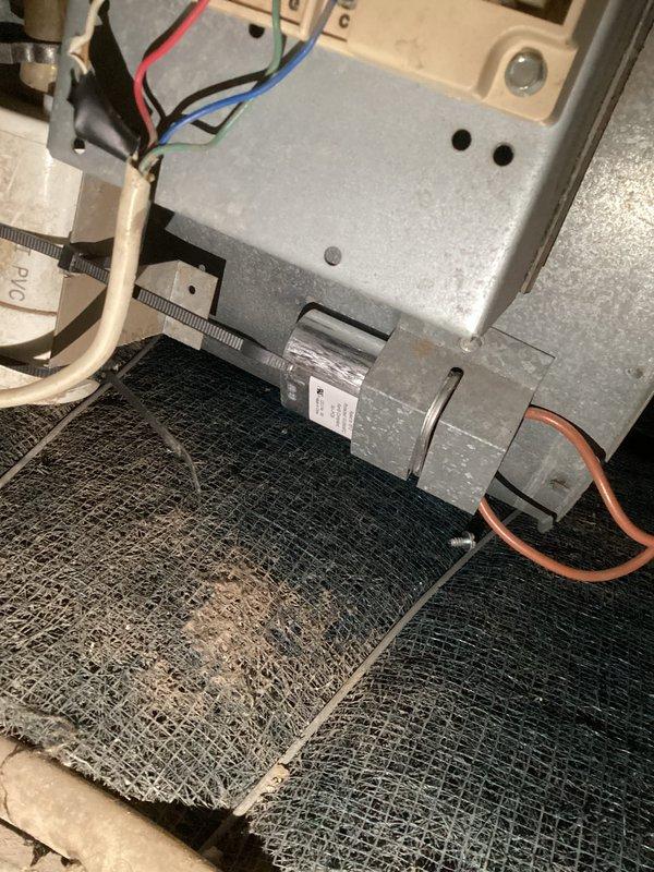 Responded to a no-heat call where furnace was running but unable to maintain temperature. Diagnosed and replaced failed blower motor capacitor, restoring proper heating function. Noted heavily soiled filter requiring replacement and enrolled customer in rewards program for future maintenance.