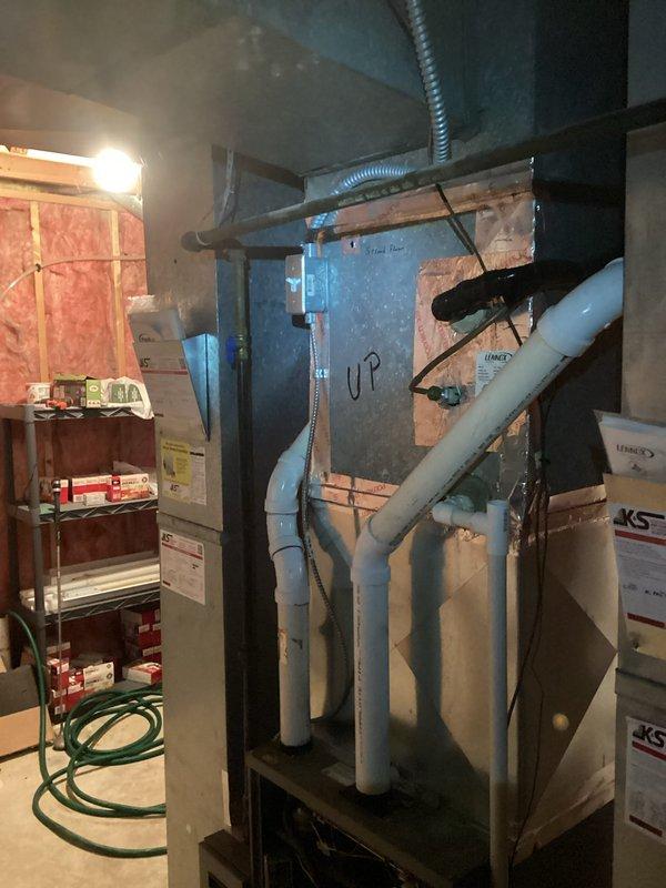 Conducted scheduled preventative maintenance on Lennox HVAC system. Performed complete tune-up with no issues identified. System is operating properly with all components in good working condition.