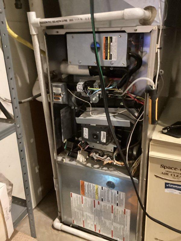 Performed scheduled maintenance agreement service on customer's HVAC system. Conducted comprehensive tune-up of the furnace, including inspection of internal components, electrical connections, and ventilation system. All systems functioning properly with no issues identified.