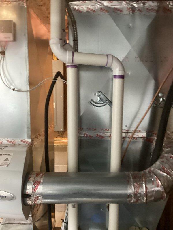 Performed scheduled agreement maintenance on Lennox furnace system. Conducted comprehensive tune-up of air handler with no issues identified. All components, including PVC ventilation piping, ductwork, and electrical connections verified in proper working condition.