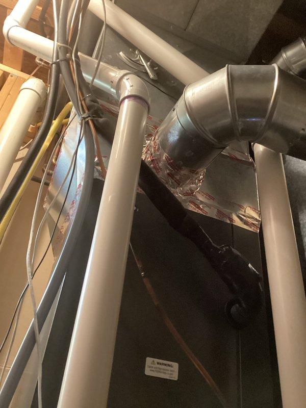 Performed scheduled preventative maintenance agreement service on residential HVAC system. Conducted comprehensive tune-up of air handler, including inspection of ductwork connections, electrical components, and PVC condensate lines. All systems operating within normal parameters with no issues identified.