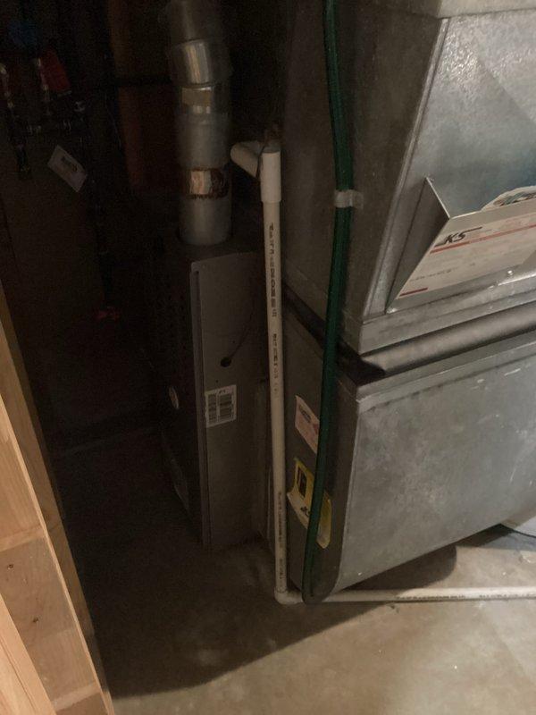 Diagnosed furnace with no heat condition; identified failed inducer motor as root cause. Replaced inducer motor assembly, restoring proper operation of heating system.