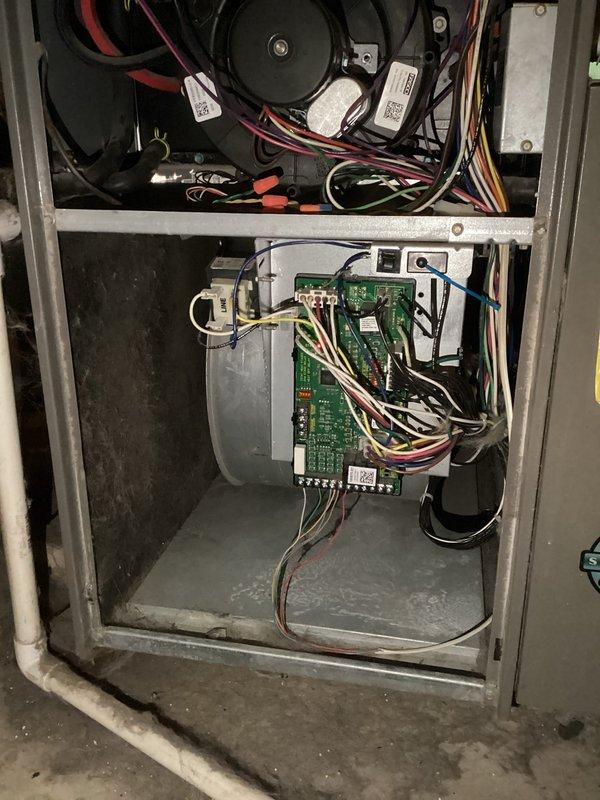 Responded to no heat call for 10+ year old system that was only heating when thermostat was set to 80° or higher, reaching maximum temperature of 71°. Diagnostic inspection revealed dirty flame sensor interfering with proper ignition sequence. Cleaned flame sensor, restoring normal heating operation and proper temperature regulation.