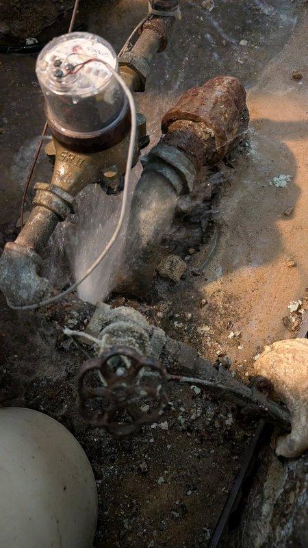 Responded to service call for a burst pipe in basement. Upon inspection, identified leak occurring prior to water meter with significant corrosion and deterioration of copper piping. Customer was advised to contact Zumbrota water department to install new valve prior to meter as the issue was beyond serviceable area.