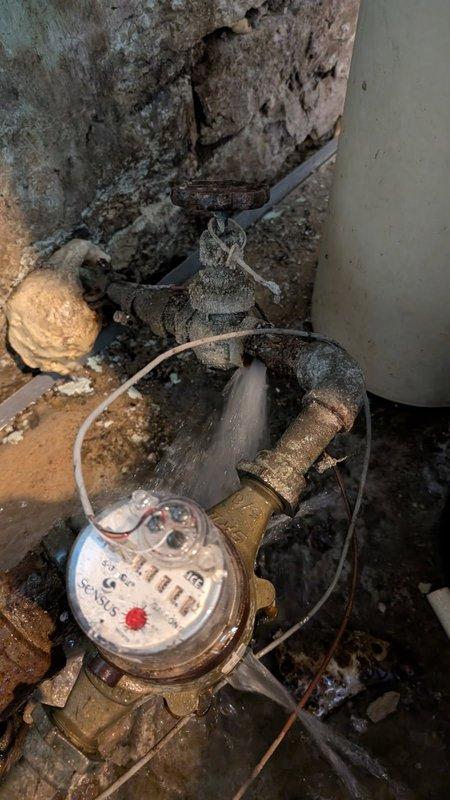 Responded to service call for a burst pipe in basement. Upon inspection, identified leak occurring prior to water meter with significant corrosion and deterioration of copper piping. Customer was advised to contact Zumbrota water department to install new valve prior to meter as the issue was beyond serviceable area.