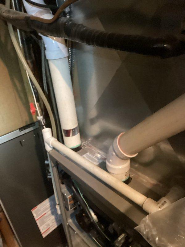 Performed scheduled air handler tune-up service after two previous reschedulings. Conducted combustion analysis showing CO at 22ppm, CO2 at 7.5%, and excess air at 58.0%. System was functioning properly with no issues identified; completed standard maintenance procedures and left equipment in good operating condition.