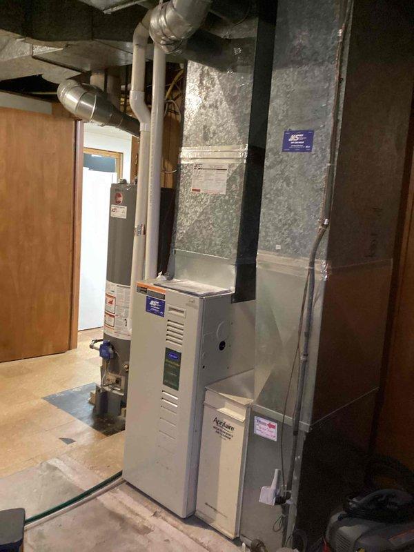 Responded to emergency no-heat call for aging furnace system that was cycling on and off. Diagnostic testing revealed failed ECM inducer motor as root cause of heating failure. Due to unit age (10+ years) and repair cost considerations, connected customer with project manager to discuss repair versus replacement options.