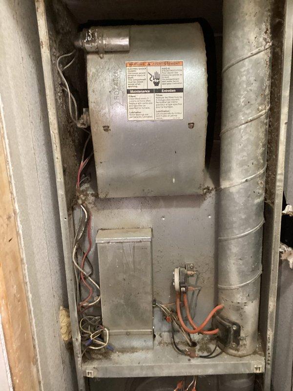 Responded to service call for 20+ year old furnace experiencing intermittent heating issues. Diagnostic inspection revealed aging gas valve opening slowly, causing inconsistent heating performance. Replaced gas valve and flame sensor to restore proper ignition sequence and reliable heating function. Customer advised that system replacement may be necessary in near future due to unit age.