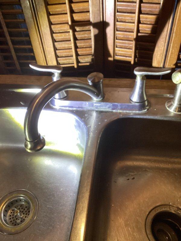 Responded to service call for leaking Moen kitchen faucet. Upon inspection, determined that manufacturer had sent incorrect replacement parts. Advised customer to contact Moen for correct components and schedule follow-up appointment for faucet installation once new parts are delivered.