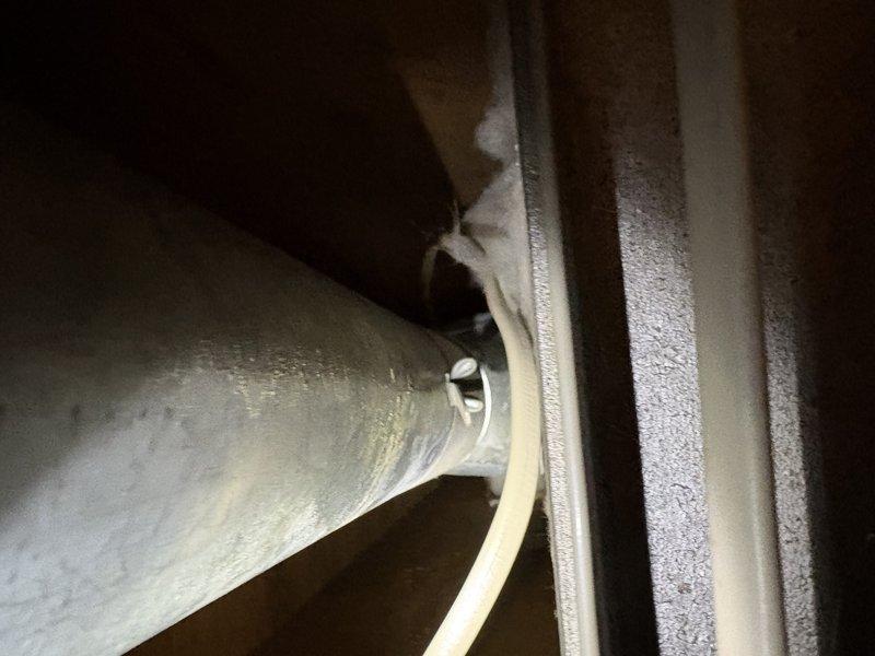 Responded to callback for bedroom heat issue previously serviced. Inspection revealed inadequate airflow to room with two exterior walls and two windows but only one supply vent. Observed ductwork in framing with proper insulation. Advised homeowner to keep door open to improve air circulation and heat distribution.