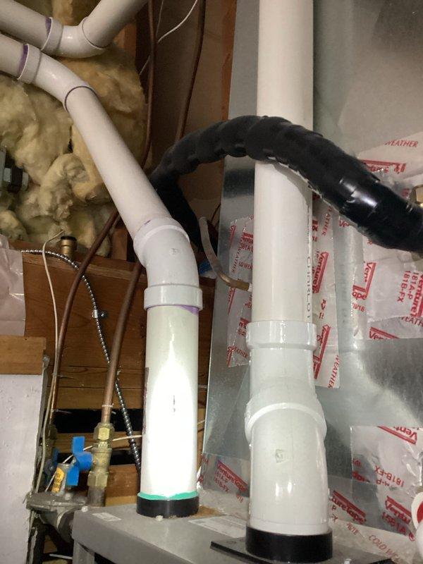 Performed furnace and humidifier tune-up, confirming system operation was within specifications. Visual inspection revealed a leak from a side plug on the furnace unit. Examined internal components, including control boards, wiring connections, and motor assembly. Inspected associated plumbing infrastructure and PVC ventilation pipes. Provided customer with estimate for leak repair.