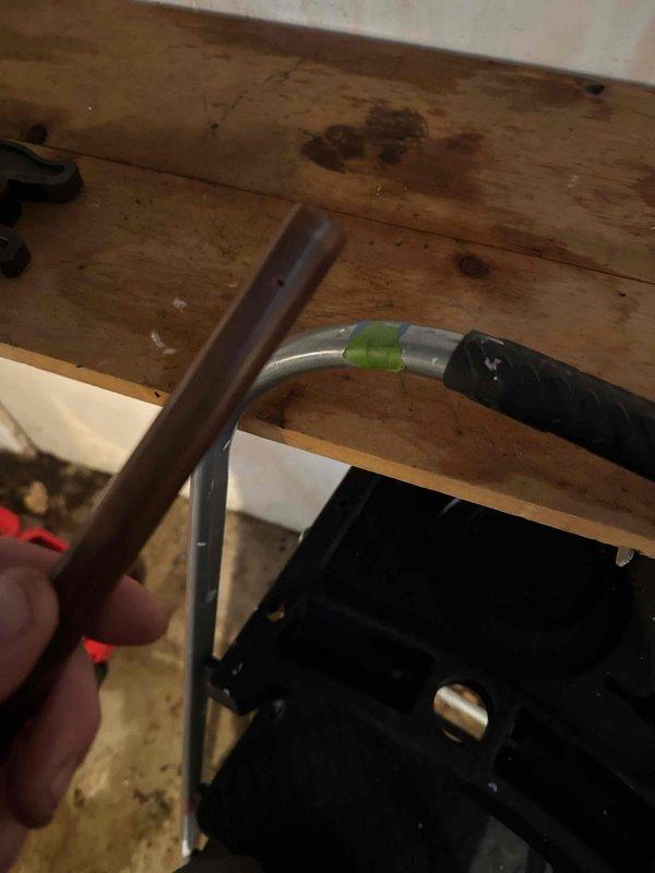 Responded to callback for a pinhole leak located 16" from previous repair site. Upon inspection, identified a second pinhole leak in the 1/2" copper pipe. Successfully replaced affected section of copper piping to resolve the recurring leak issue.