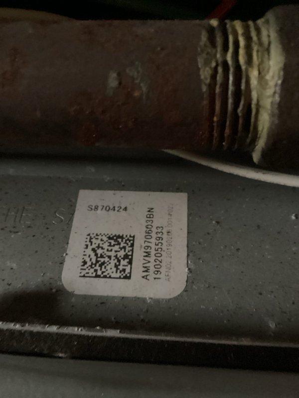 Performed scheduled maintenance tune-up on HVAC system. Inspected equipment including air handler and associated plumbing connections. Noted minor corrosion on piping near unit (equipment ID: S870424/AMVW970050BN). All systems functioning properly after service completion.