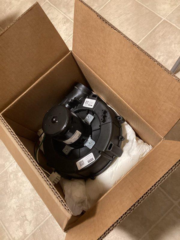 Diagnosed and replaced failing inducer motor that was causing loud screeching noises during startup and shutdown, which had been causing the furnace to randomly shut off. Motor was replaced under parts warranty and unit is now functioning properly.