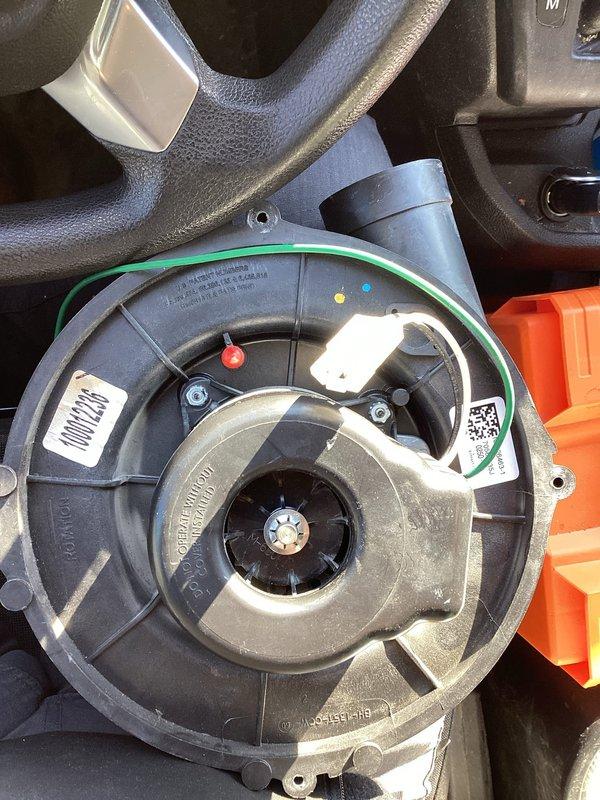 Responded to no-heat service call for 10+ year old furnace that failed to produce warm air. Diagnosed failed inducer motor as root cause and replaced component. Post-repair combustion analysis confirmed proper operation with CO at 17 PPM, CO2 at 3.1%, and O2 at 6.5%, restoring heat to the residence.