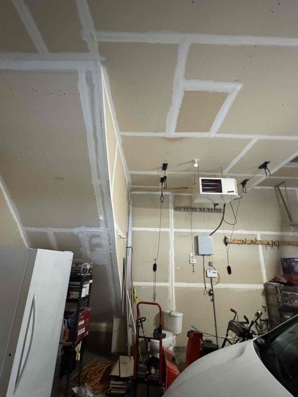 Successfully installed heat cable on exposed pipes in exterior finished walls as specified in the approved repair bid. Accessed piping through unfinished areas including garage and crawl space, securing heat tape along vulnerable sections to prevent freezing during cold weather conditions.