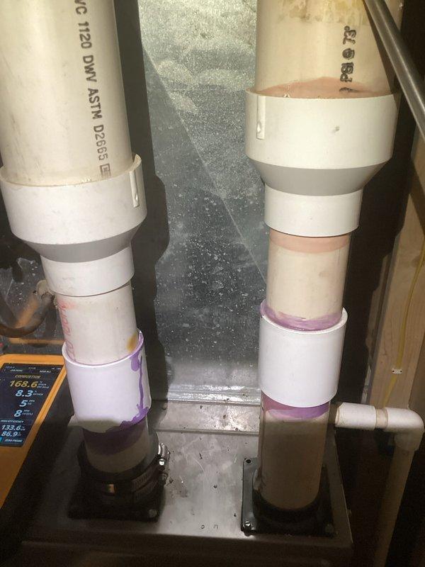 Performed scheduled preventive maintenance agreement service on Payne HVAC furnace system. Inspected and tested unit operation, examined PVC ventilation/drainage components, and verified proper installation of plumbing connections with appropriate primer at joints. All maintenance procedures completed according to manufacturer specifications.