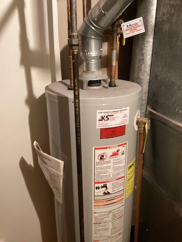 Responded to service call for insufficient hot water duration in residential tanked water heater. Diagnosed issue as gas control valve set too high (at "very hot" setting), causing premature burner shutdown before adequate heating cycle completion. Adjusted temperature setting to "B" position and advised customer to monitor performance, with recommendation to contact for possible gas control valve replacement if problem persists.